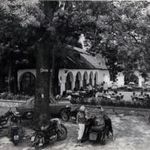 Keszthely Csárda ( Veterán Csepel motor ) képeslap 1961 fotó