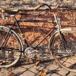 Puch osztrák veterán antik retro kerékpár bicikli fotó