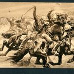 A német koronaherceg legyőzi a franciákat Longwy-nál, 1914 (Wohlfahrtskarte a veteránokért) fotó