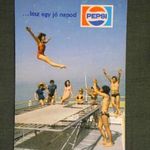 Kártyanaptár, PEPSI üdítőital, Erdei termék váll. Budapest, gumiasztal, 1982 fotó