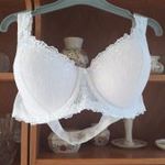 A1921. Merevítős melltartó 110 D 40 D fekete-fehér, csipkés 2 db-os csomag Gyönyörű !!! fotó