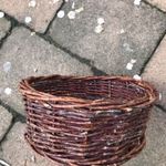 Régi fonott vessző kosárka fotó