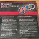 Gyémánt vágókorong készlet 4db-os (Parkside PWZS4 2 B1) 110mm és 115mm sarokcsiszolóhoz flexhez fotó