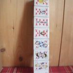Régi römikártya reklámos teli doboz gyufa csomag - originál csomagolású 16 dobozos - fotó
