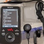 Sony 436F 4gb mp3 lejátszó karcmentes dobozos fotó