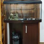 Akvárium, 112 literes, Tetra EX 600 külsőszűrővel, szekrénnyel, kiegészítőkkel fotó