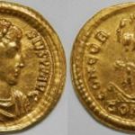 Roman Empire Theodosius I AV Solidus (Constantinople, AD 382-383) fotó