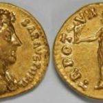 Roman Empire Marcus Aurelius as Caesar AV Aureus (Rome, AD 152-153) fotó