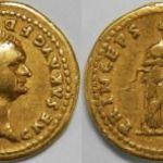 Roman Empire Domitian as Caesar AV Aureus (Rome, AD 79) fotó
