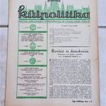 Magyar Revíziós Liga folyóirata, 1929 - Trianon irredenta Horthy Német jóvátétel Román király puccs fotó