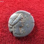 RÓMAI KÖZTÁRSASÁG - MN.AEMILIUS LEPIDUS ie: 114-113 DENÁR EZÜST: 3, 8g nsz fotó