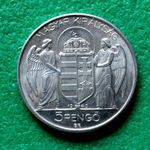 5 PENGŐ 1943 MAGYAR FÉMPÉNZ aUNC fotó