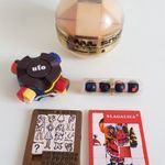 Retro Rubik kígyó Politoys, Bűvös golyó, Ufo, Frédi és Béni tili-toli és végül Télapó tili-toli játék fotó
