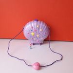 Eredeti 2019 Mattel Polly Pocket KAGYLÓ táska ház játéktér szelence ! EXTRA fotó