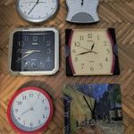 Gyönyörű hibátlan retro falióra csomag fotó
