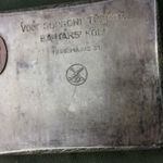 Soproni 1.vh tüzérek ezüst cigaretta tárca fémjeles minden alkatrésze 163gr. fotó