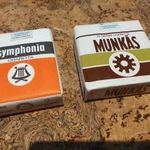 Retro régi bontatlan munkás és symphonia szivarka cigaretta dohány trafikárú fotó