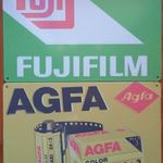 Dekorációs fém tábla (FUJIFILM - AGFA ) fotó