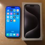 Apple iPhone 15 Pro Max Független Újszerű Blue Apple Garanciás ! fotó