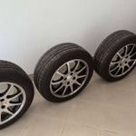 4db Bridgestone 185/55R15 téli gumi Dezent alu felnin fotó