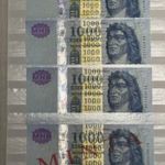 1000 FORINT 2011 UNC SORSZÁMKÖVETŐ BAKJEGYEK! + MINTA (ALACSONY SORSZÁM!! ) fotó