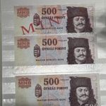 500 FORINT 2011 UNC BAKJEGYEK! MINTA + SORSZÁMKÖVETŐ RITKA!! fotó