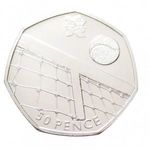Egyesült Királyság, 50 pence 2011 - London Olimpia - Tenisz aUNC+ fotó