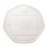 Egyesült Királyság, 50 pence 2011 - London Olimpia - Futball aUNC+ fotó