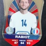 Adrien Rabiot Franciaország Chrome Pro Elite Shield focis kártya Topps Match Attax UEFA Euro 2024 fotó