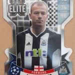 Alan Shearer Newcastle United Chrome X Pro Elite focis kártya Match Attax Extra 2024 fotó