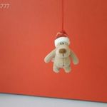 Eredeti NICI maci AKASZTHATÓ plüssmackó medve 8 cm-es kabala figura Nici plüssfigura ! EXTRA fotó