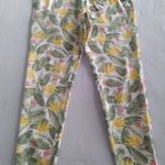 Esmara moletti lenvászon nadrág 46 tropical print fotó