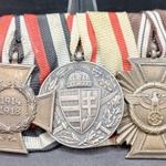 Világháborús német parádépánt - Magyar Háborús Emlékéremmel fotó