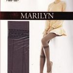 Marilyn Intense E04 60den 3d microfibra 2színű térdfix hatású mintás harisnyanadrág csoki fekete 1/2 fotó