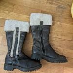 JANET D női 37-es barna színű bélelt téli csizma, tökéletes állapotban. fotó