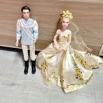 Disney store barbie baba - Cinderella, Hamupipőke esküvői pár fotó