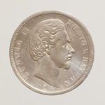 1874 D Németország - Bayern ezüst 5 Márka -(a mező karcos!) V.100 fotó