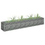 horganyzott acél gabion magaságyás 180 x 30 x 30 cm fotó