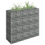 horganyzott acél gabion magaságyás 90 x 30 x 90 cm fotó