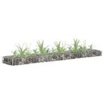 horganyzott acél gabion magaságyás 180 x 30 x 10 cm fotó