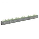 horganyzott acél gabion magaságyás 450 x 30 x 30 cm fotó
