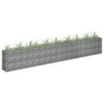 horganyzott acél gabion magaságyás 360 x 30 x 60 cm fotó