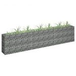 horganyzott acél gabion magaságyás 270 x 30 x 60 cm fotó