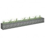 horganyzott acél gabion magaságyás 270 x 30 x 30 cm fotó