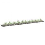 horganyzott acél gabion magaságyás 450 x 30 x 10 cm fotó