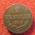FERENC JÓZSEF 2 KRAJCÁR 1848 A kiv fotó