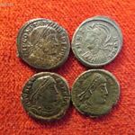 4db FOLLIS I.CONSTANTINUS, URBS ROMA, VALENS, VALENTINIANUS EGYBEN ELADÓ ! kiv fotó