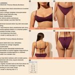 Calzedonia 0RCE1801 85B/80C/75D + 0SN1801 L Precious Beauty bordó bikini szett fotó