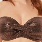 Calzedonia 0RFPA1822 vékonyan párnázott levehető vállpántokkal bikini felső barna 95B/90C/85D/80E fotó