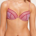 Calzedonia RU01768B Lisbona push up vékonyan párnázott lamészálas bikini felső rózsaszín 80B/75C/70D fotó